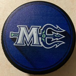 ECHL Maine Mariners hockey puck